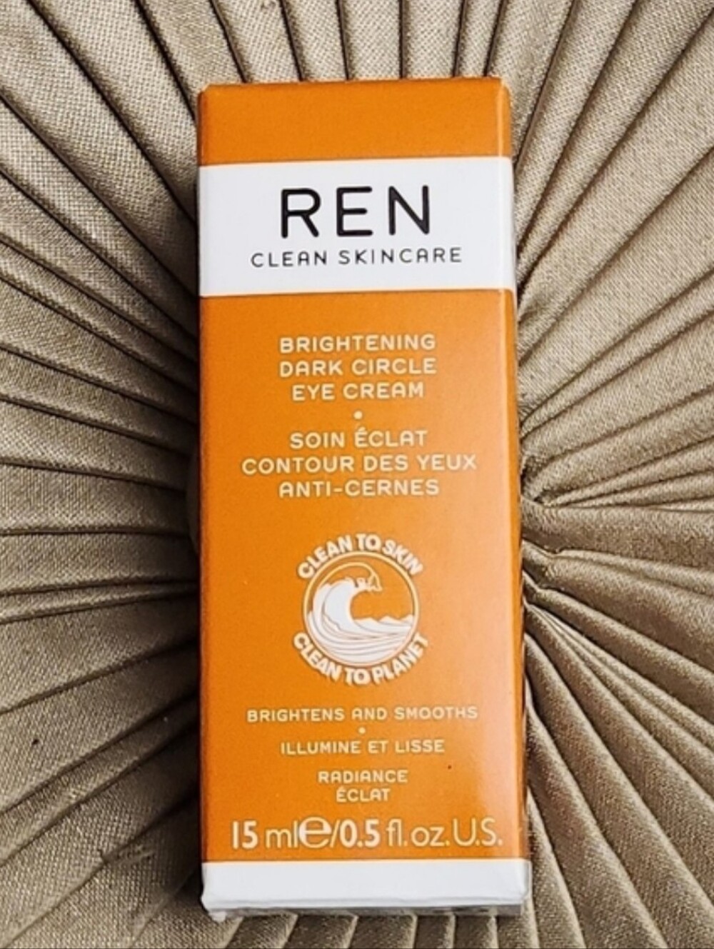 REN Brightening Dark Circle Eye Cream - Orange